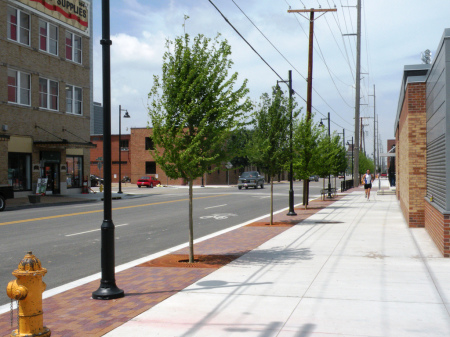 Streetscaping in Tulsa's Brady District. Photo by Daniel Jeffries (Flickr).