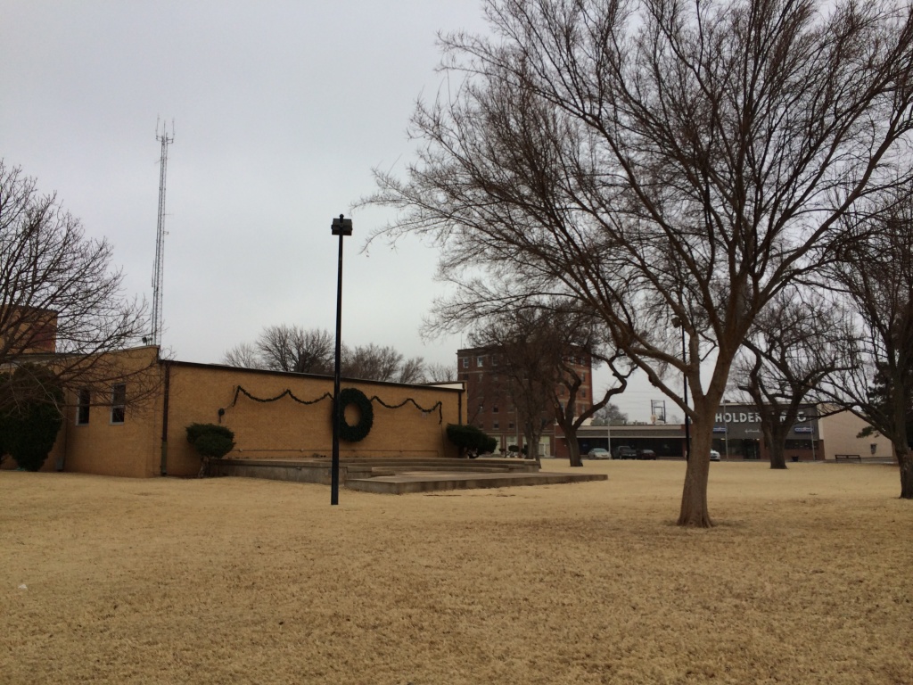 A view of the existing courthouse square.