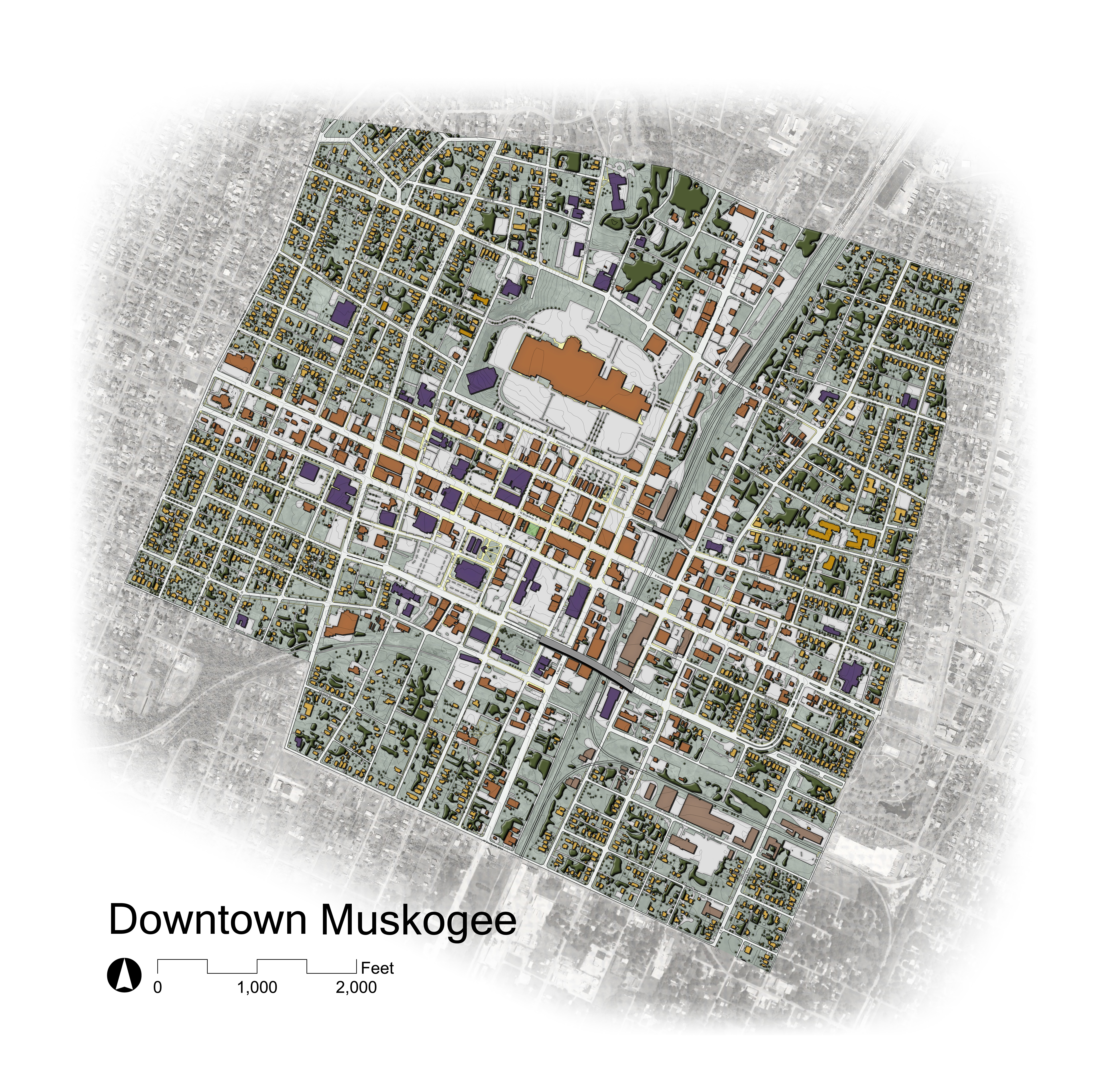 Downtown Muskogee Illustrated Plan Downtown Muskogee Illustrated Plan